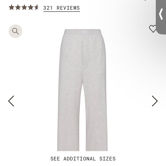 SKIMS Pants - SKIMS BOYFRIEND LOOSE PANT NWT